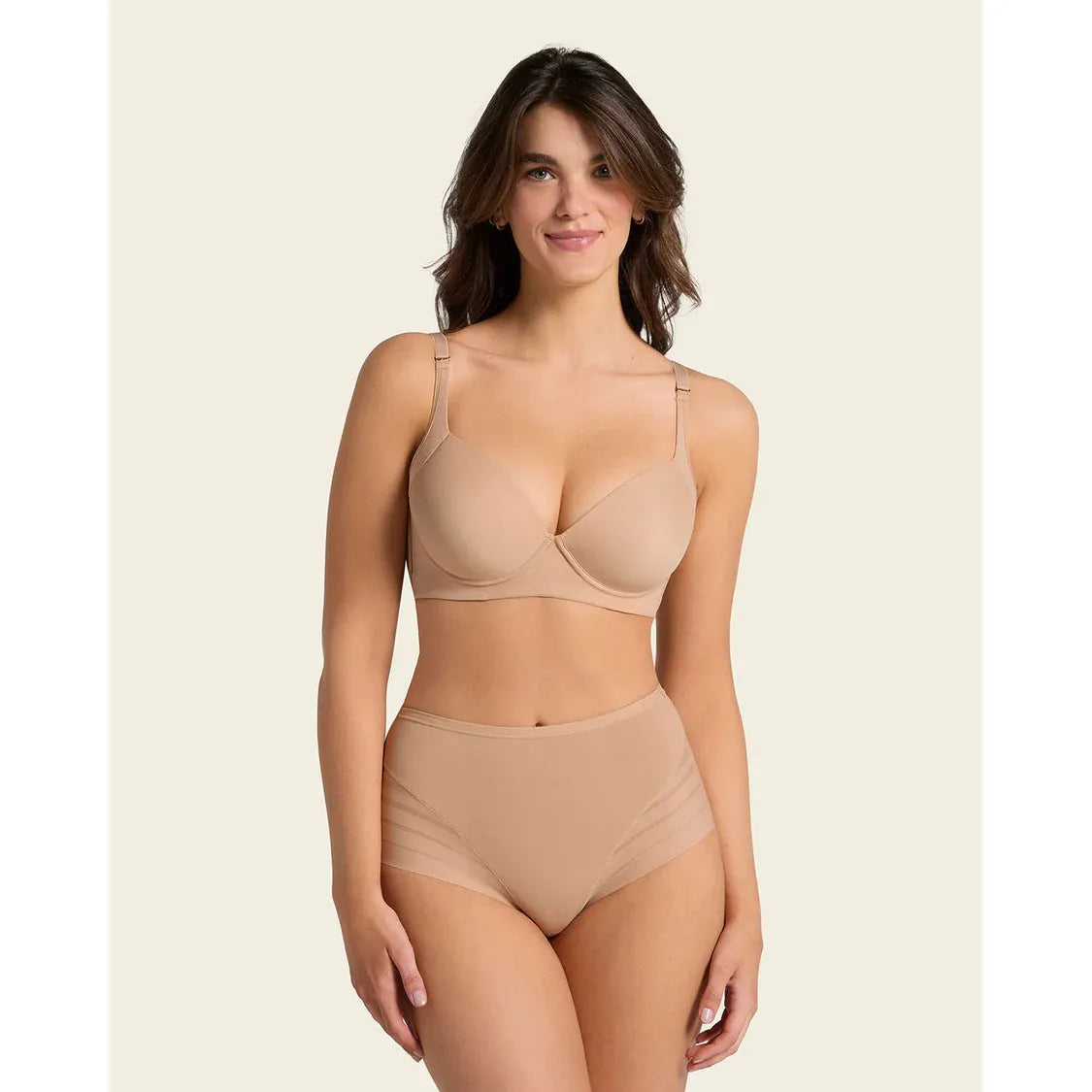Lace Classic Shaper Panty-LEONISA-1000 Palms