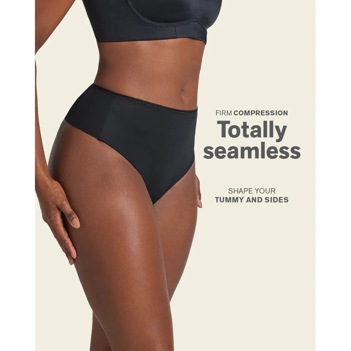 Seamless Thong Shaper Panty-LEONISA-1000 Palms