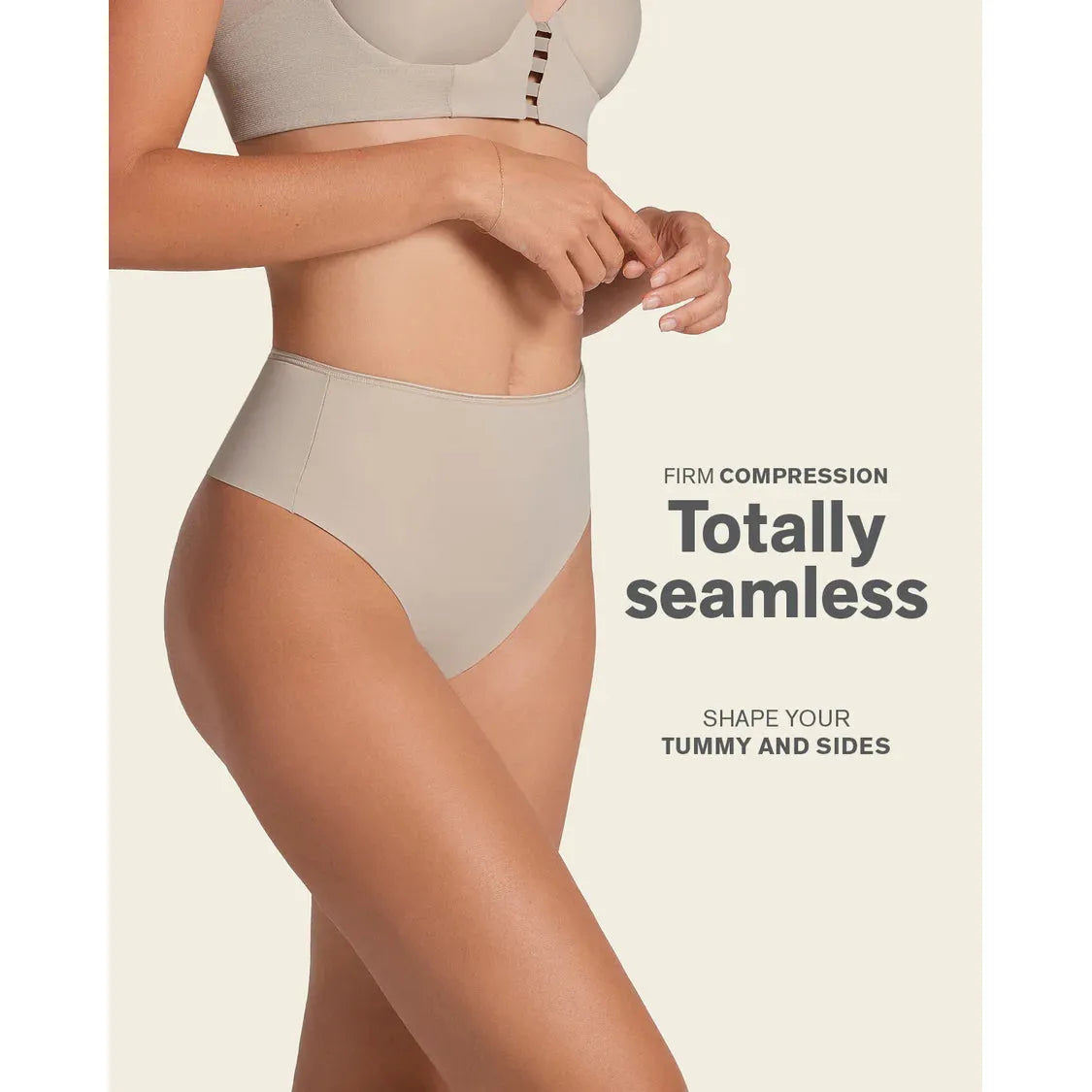 Seamless Thong Shaper Panty-LEONISA-1000 Palms