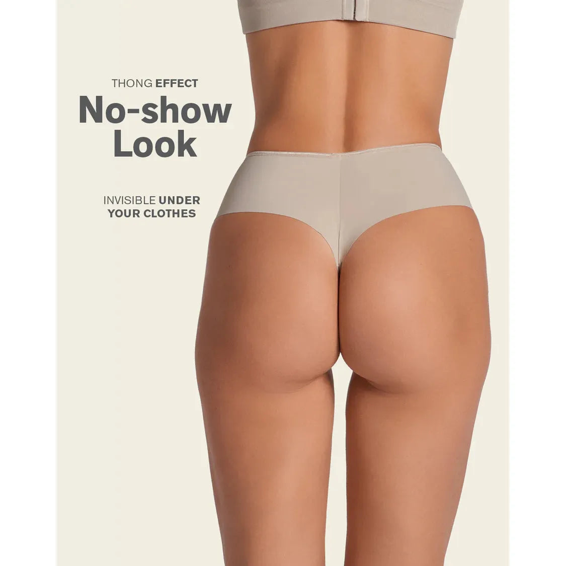 Seamless Thong Shaper Panty-LEONISA-1000 Palms