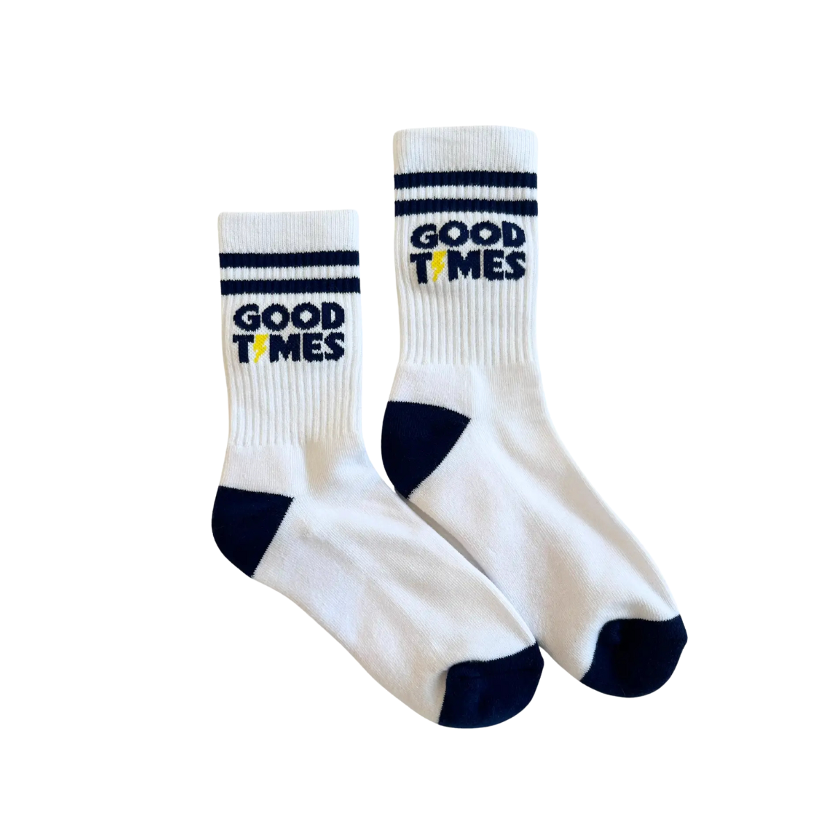 Good Times Crew Socks-Local Beach-1000 Palms