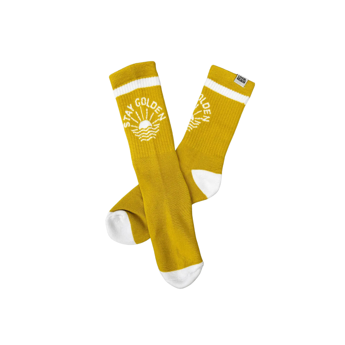 Stay Golden Crew Socks-Local Beach-1000 Palms