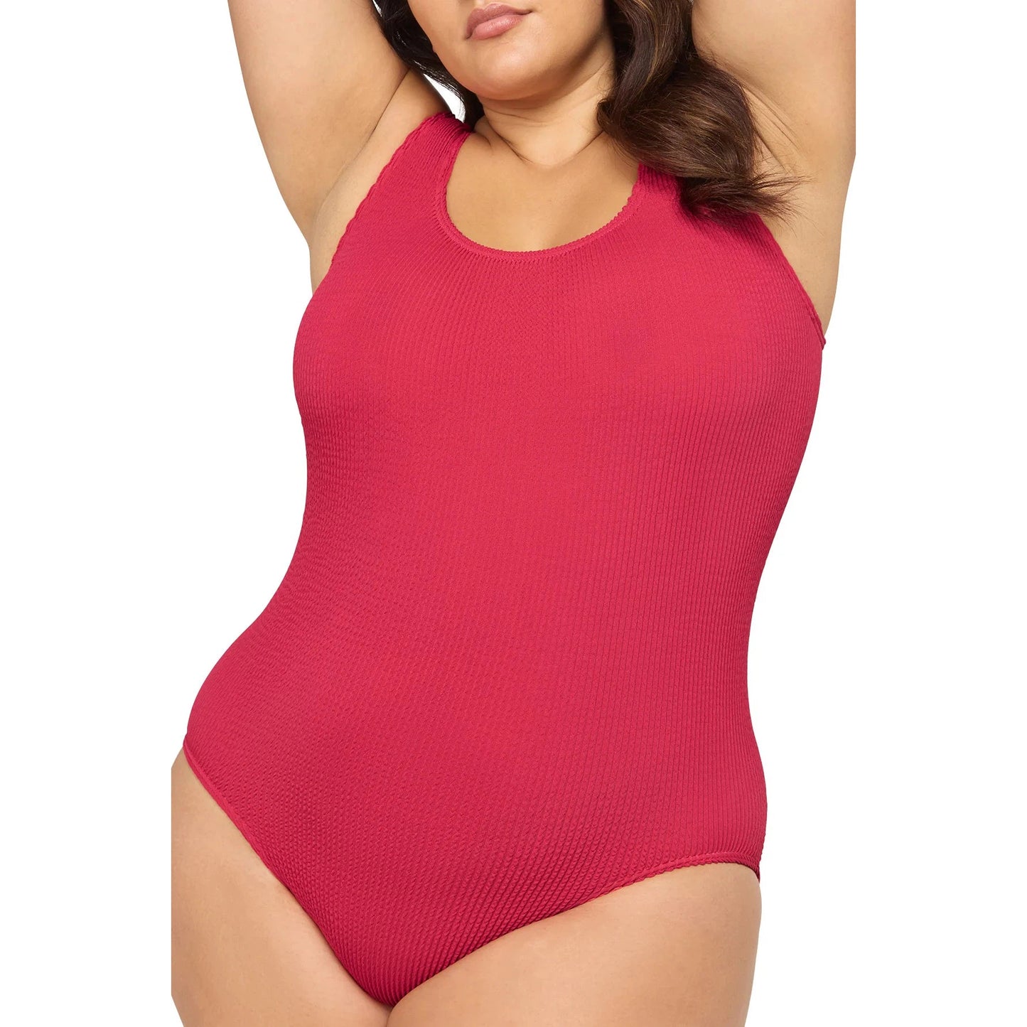 Arte High Neck One Piece-Artesands-1000 Palms