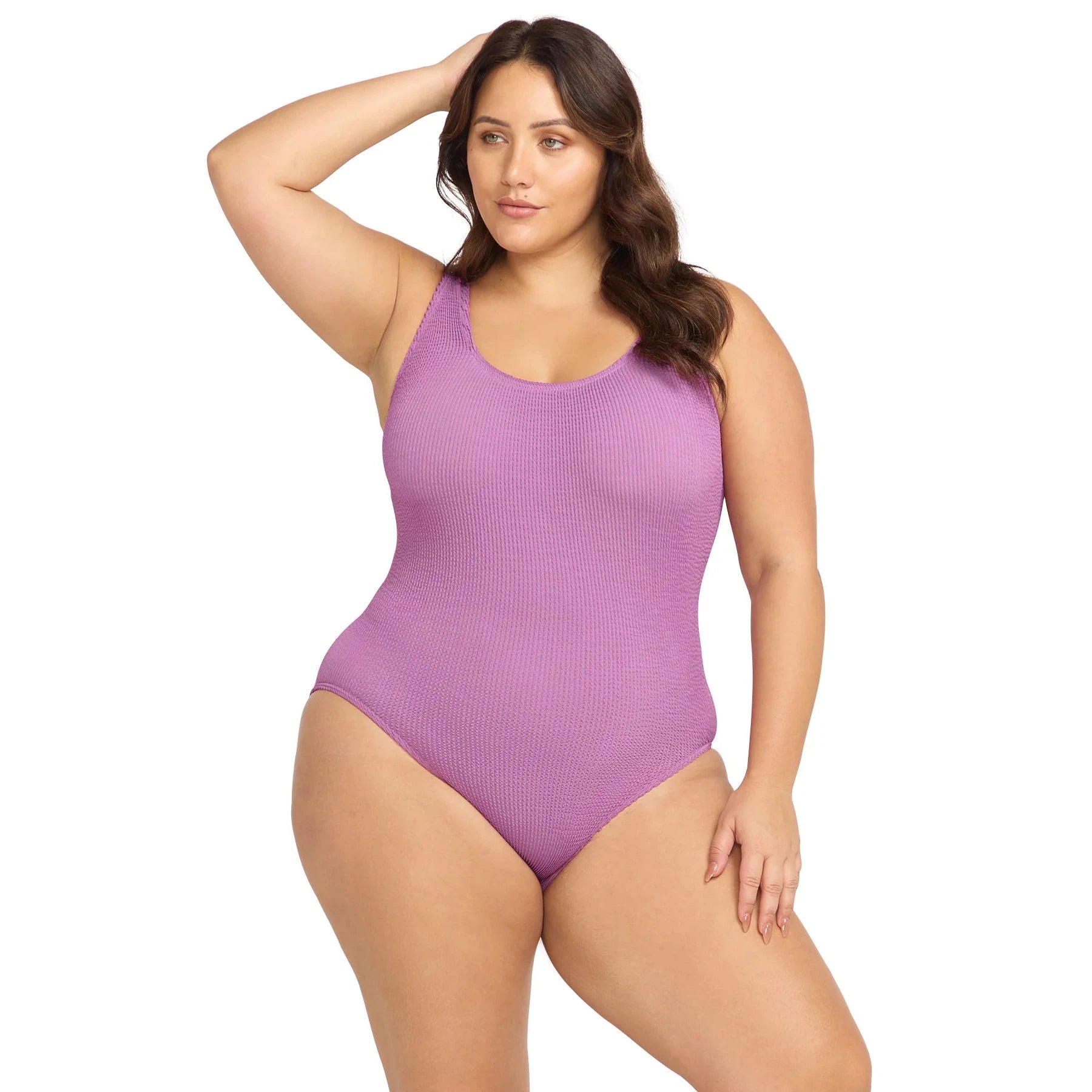 Arte High Neck One Piece-Artesands-1000 Palms