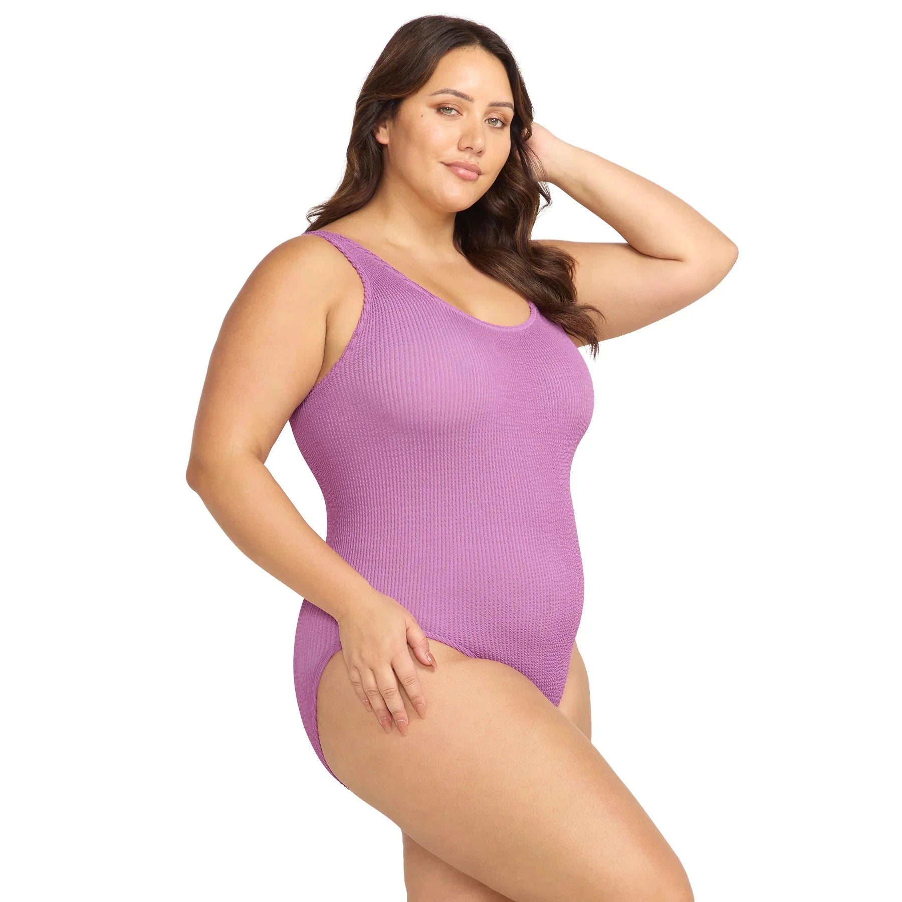 Arte High Neck One Piece-Artesands-1000 Palms