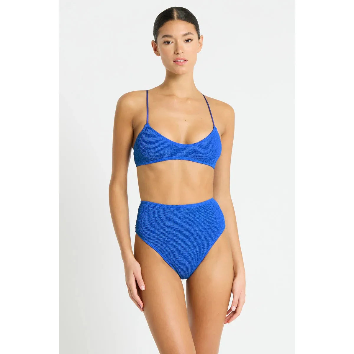 Selena Crop Top Cobalt-bond-eye-1000 Palms