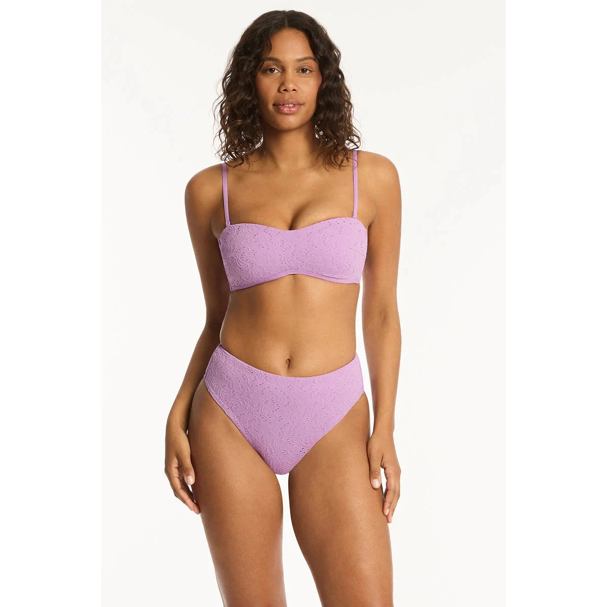 Interlace Seamless Bandeau Top-Sealevel-1000 Palms