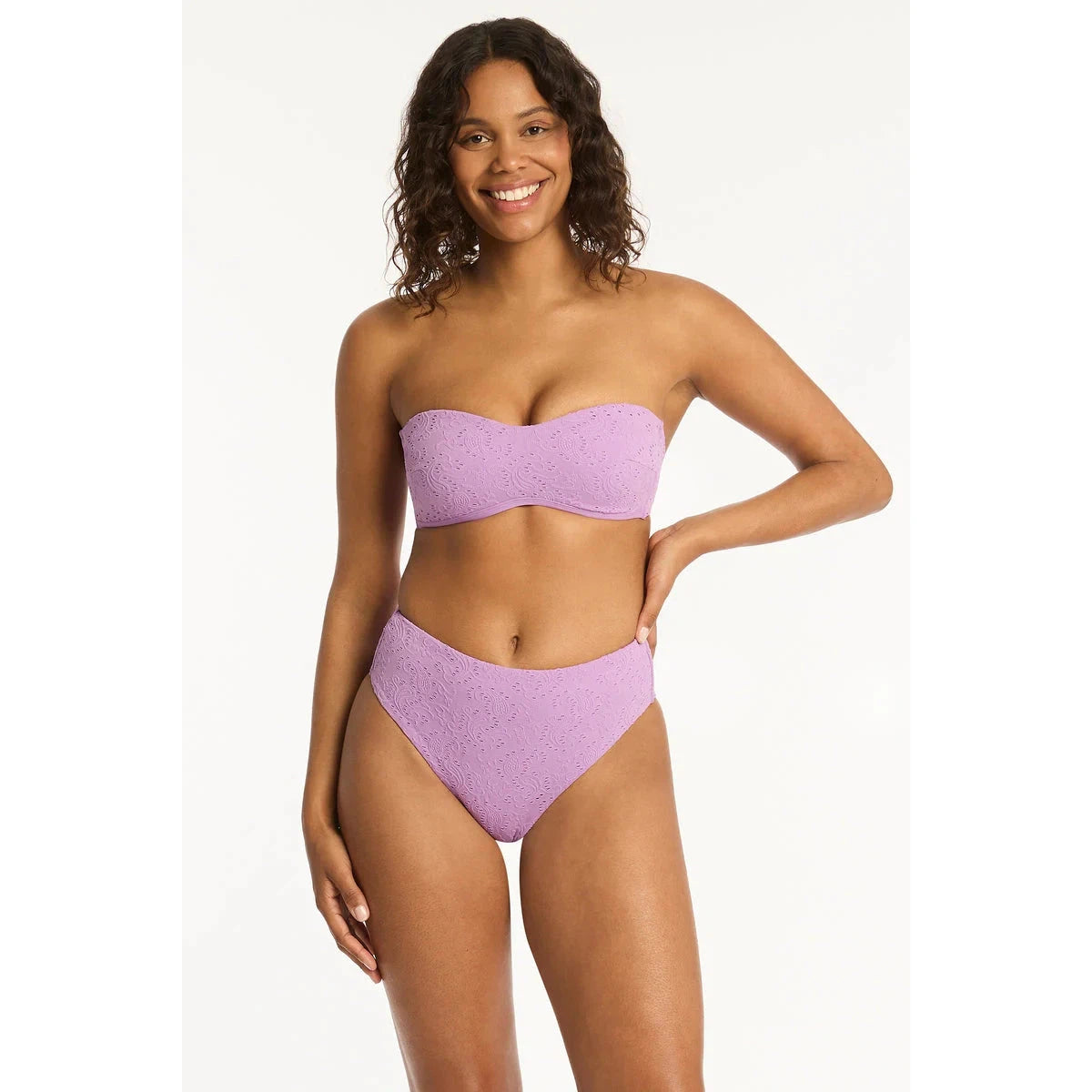 Interlace Seamless Bandeau Top-Sealevel-1000 Palms