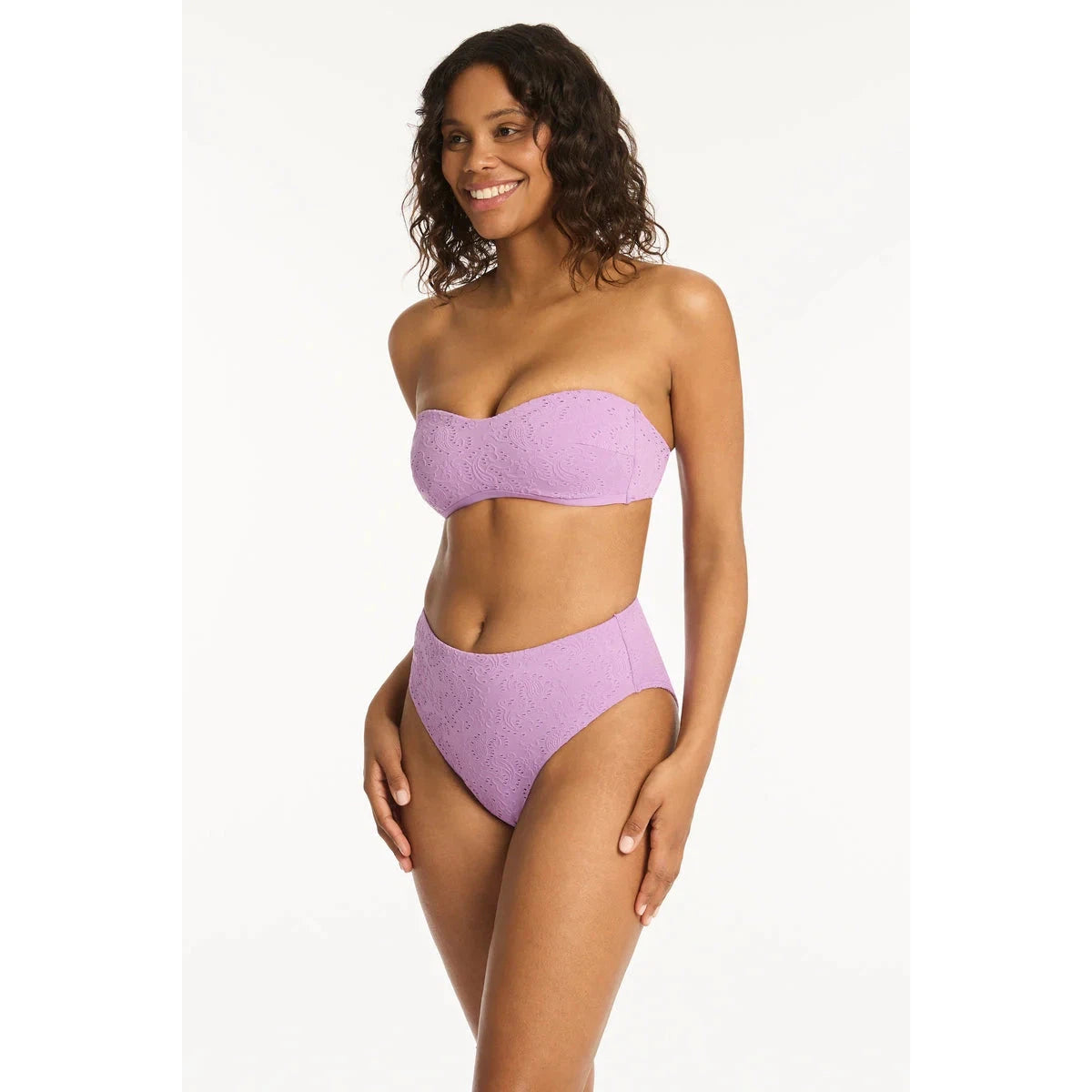 Interlace Seamless Bandeau Top-Sealevel-1000 Palms