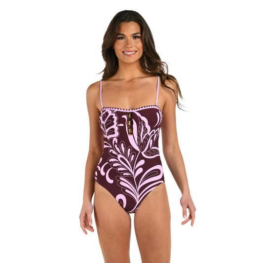 Fiji Bandeau One Piece-La Blanca-1000 Palms
