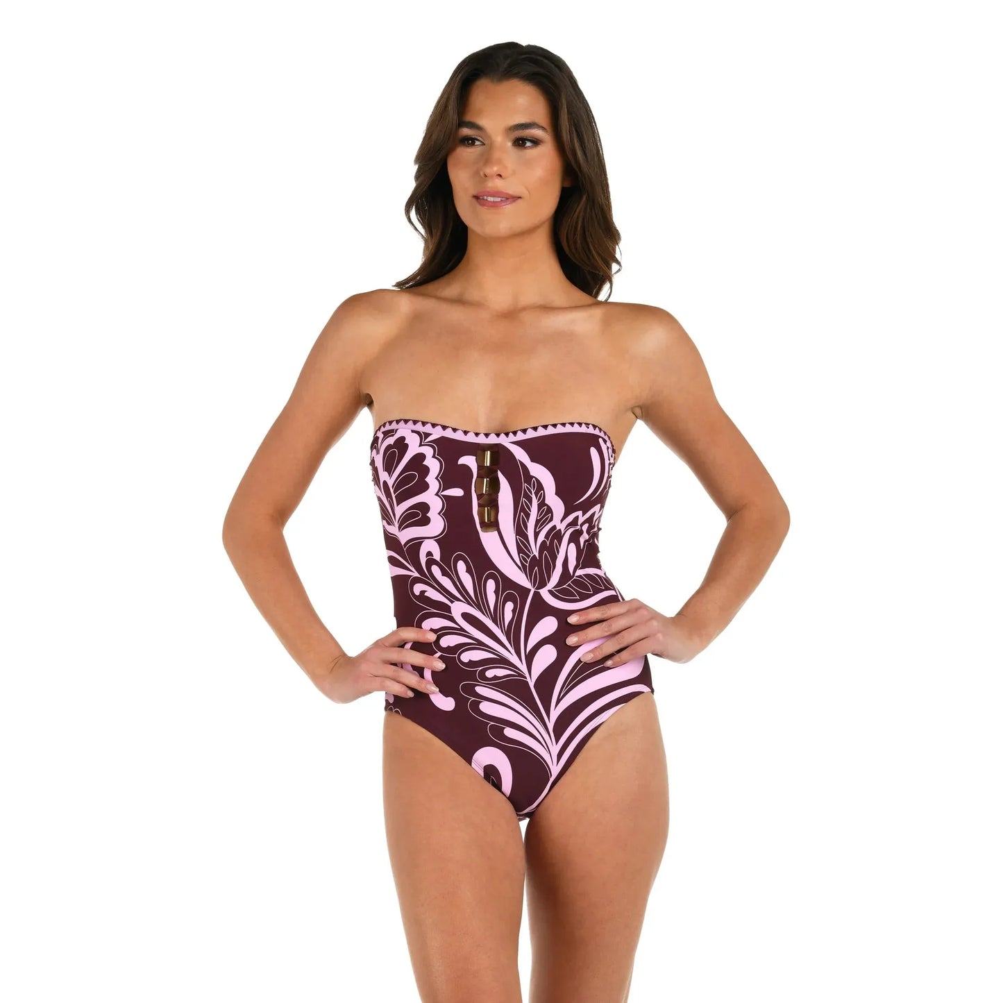 Fiji Bandeau One Piece-La Blanca-1000 Palms