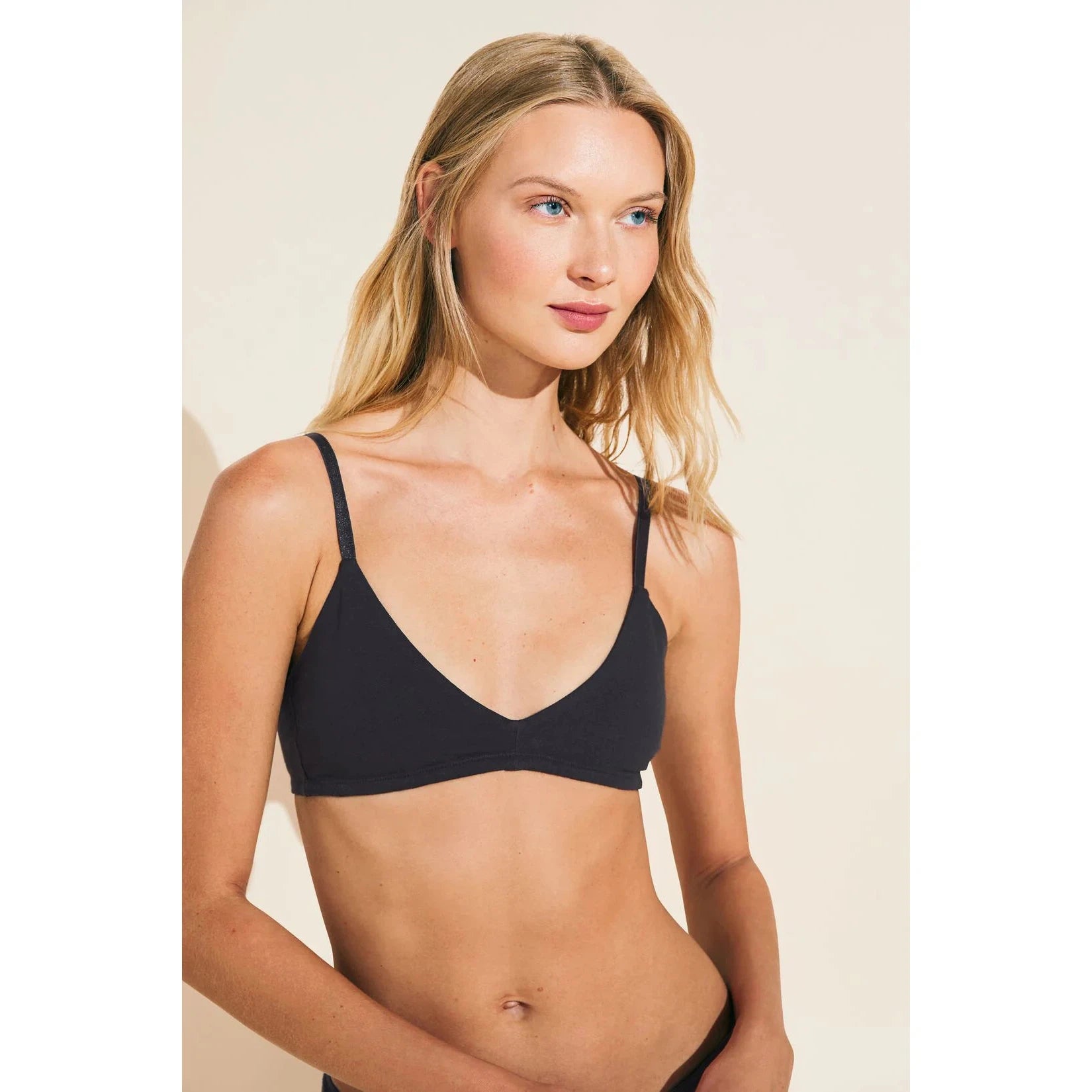 PIMA - The Stretch Cotton Bralette-eberjey-1000 Palms