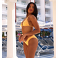 Orange Cream Minimal Full Coverage Bikini Bottom-Kulani Kinis-1000 Palms