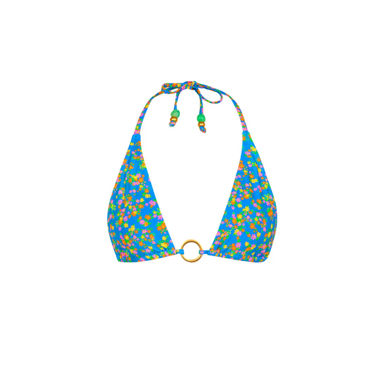 La Bella Ring Halter Bikini Top-Kulani Kinis-1000 Palms