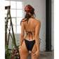 Twilight Black Ring Halter Top-Kulani Kinis-1000 Palms