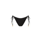 Twilight Black Dipped Cheeky Tie Bottoms-Kulani Kinis-1000 Palms