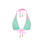 Mint Macaron Halter Bikini Top-Kulani Kinis-1000 Palms