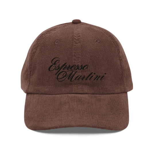 Espresso Martini Corduroy Hat-Kirty Studio-1000 Palms