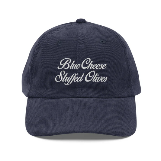 Blue Cheese Stuffed Olives Corduroy hat-Kirty Studio-1000 Palms