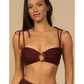 Maroon Crochet Tori Ties Bandeau-montce-1000 Palms
