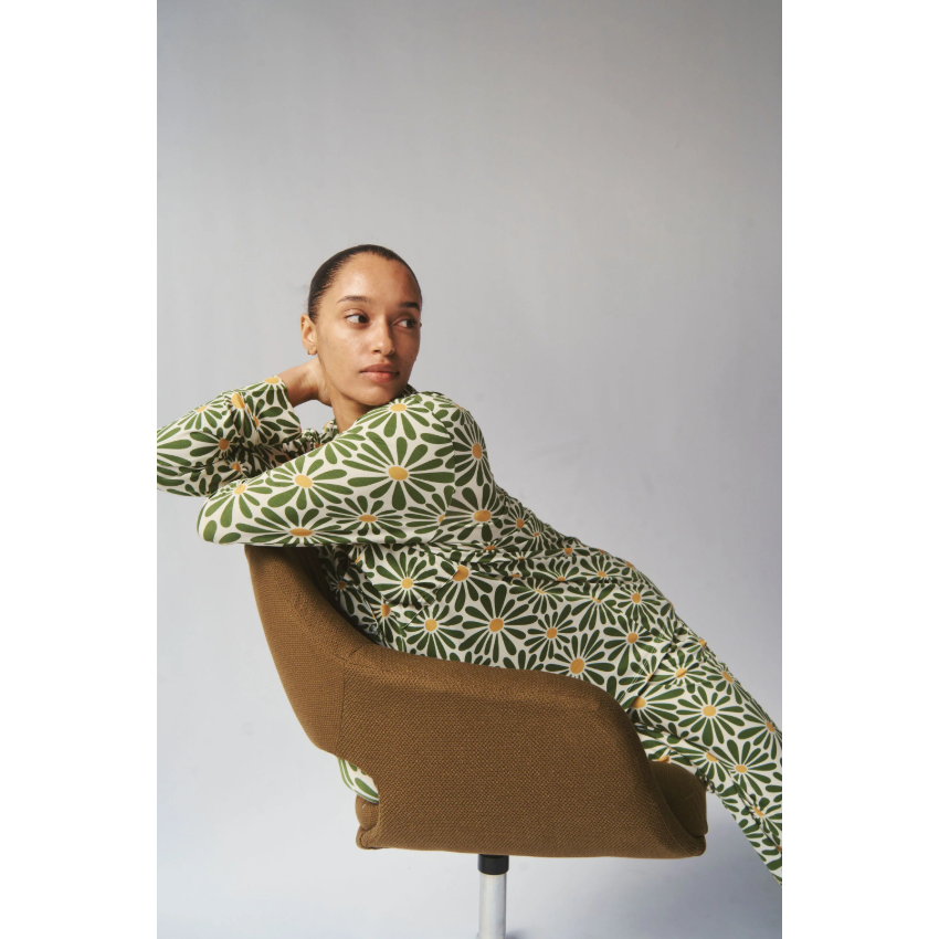 Daisy Dreams Ladies Collared Set-Bambi & Birdie-1000 Palms