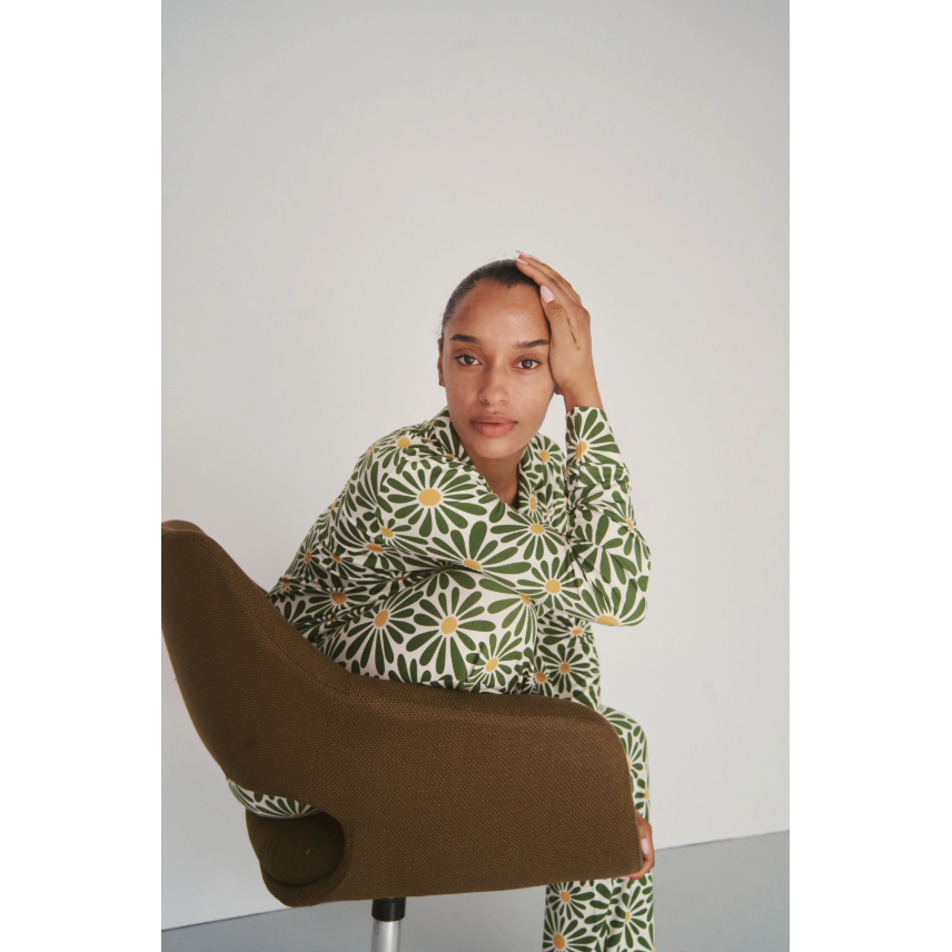 Daisy Dreams Ladies Collared Set-Bambi & Birdie-1000 Palms