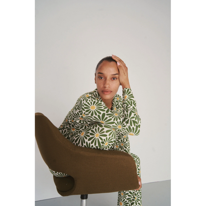 Daisy Dreams Ladies Collared Set-Bambi & Birdie-1000 Palms