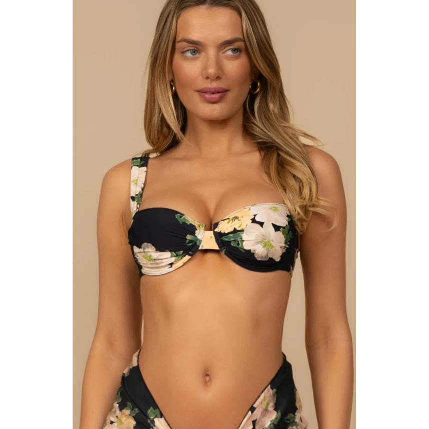Liz Floral Bella Bikini TOp-montce-1000 Palms