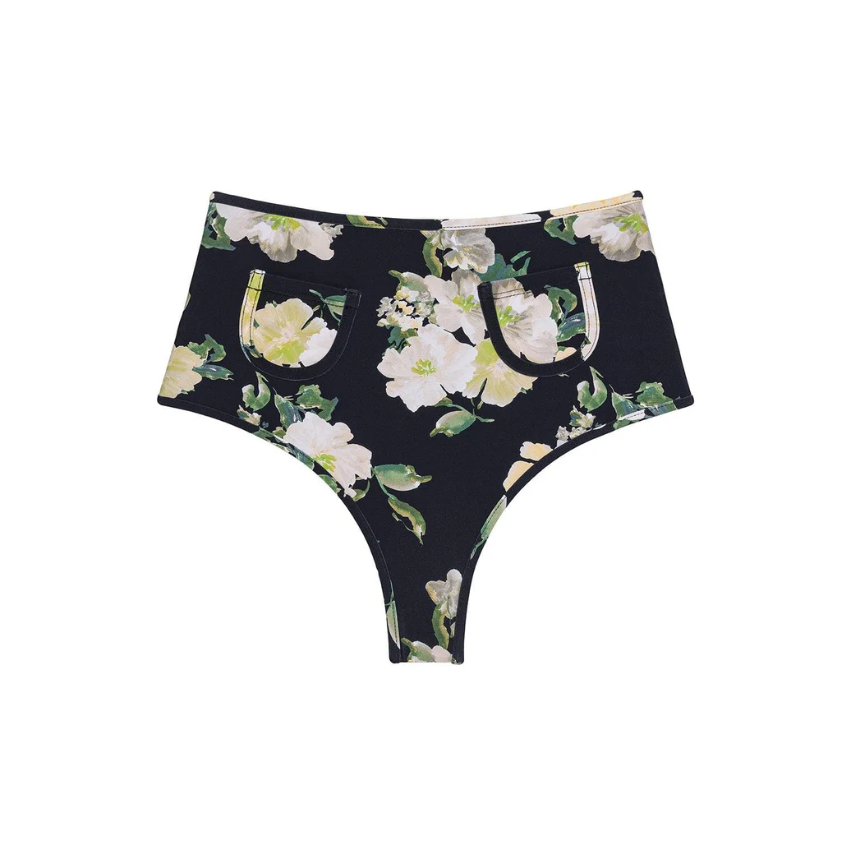 Liz Floral Polly Bikini Bottom-montce-1000 Palms