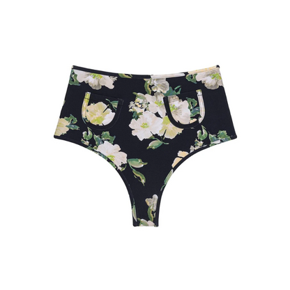Liz Floral Polly Bikini Bottom-montce-1000 Palms