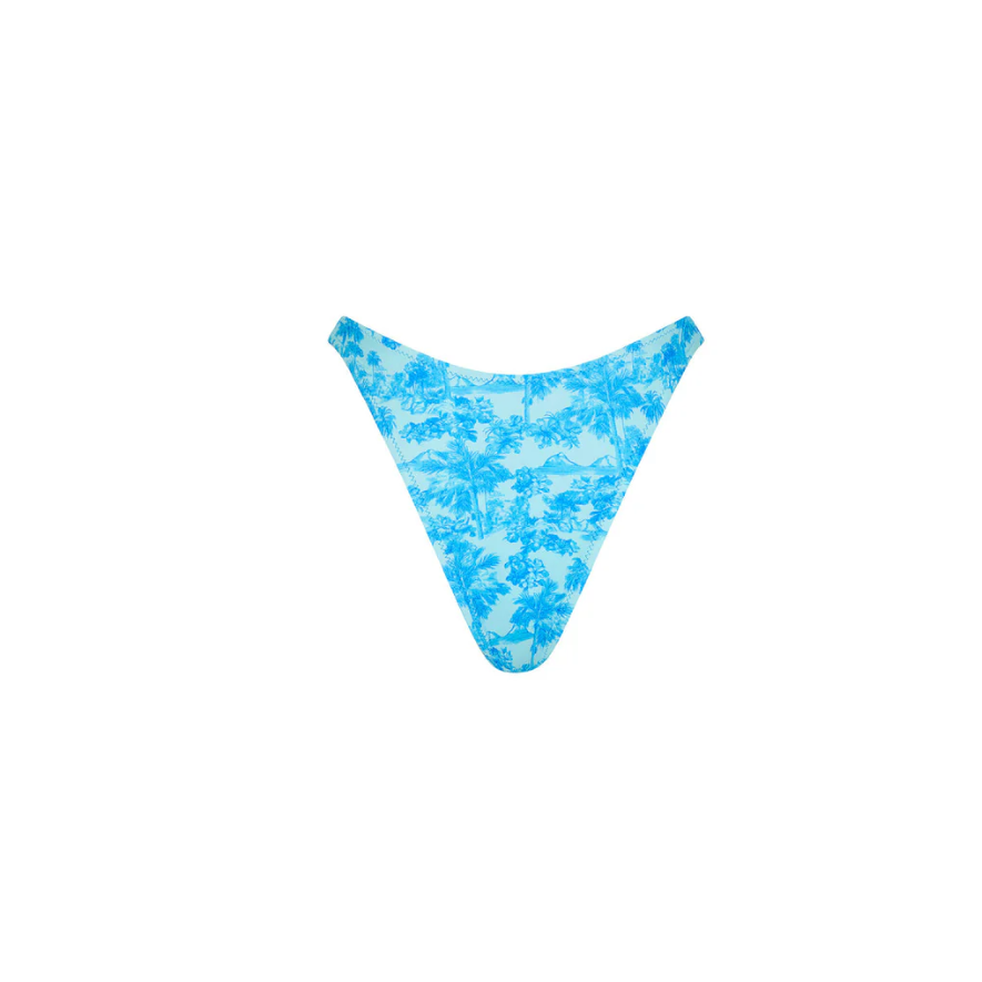 Ocean Paradise Vintage Bikini bottom-Kulani Kinis-1000 Palms