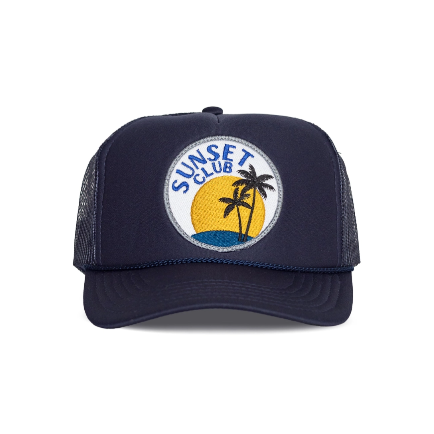 Sunset Club Trucker Hat-Friday Feelin-1000 Palms