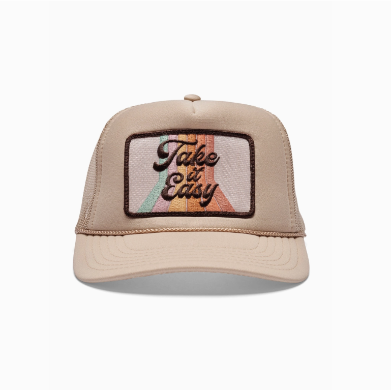 Take it Easy Trucker Hat-Friday Feelin-1000 Palms