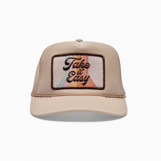 Take it Easy Trucker Hat-Friday Feelin-1000 Palms