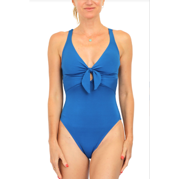 Ava Knot One Piece Lapis-Robin Piccone-1000 Palms