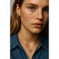 Horse Shoe Charm Necklace-Bizou-1000 Palms