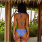 Electric Bloom Halter Bikini Top-Kulani Kinis-1000 Palms