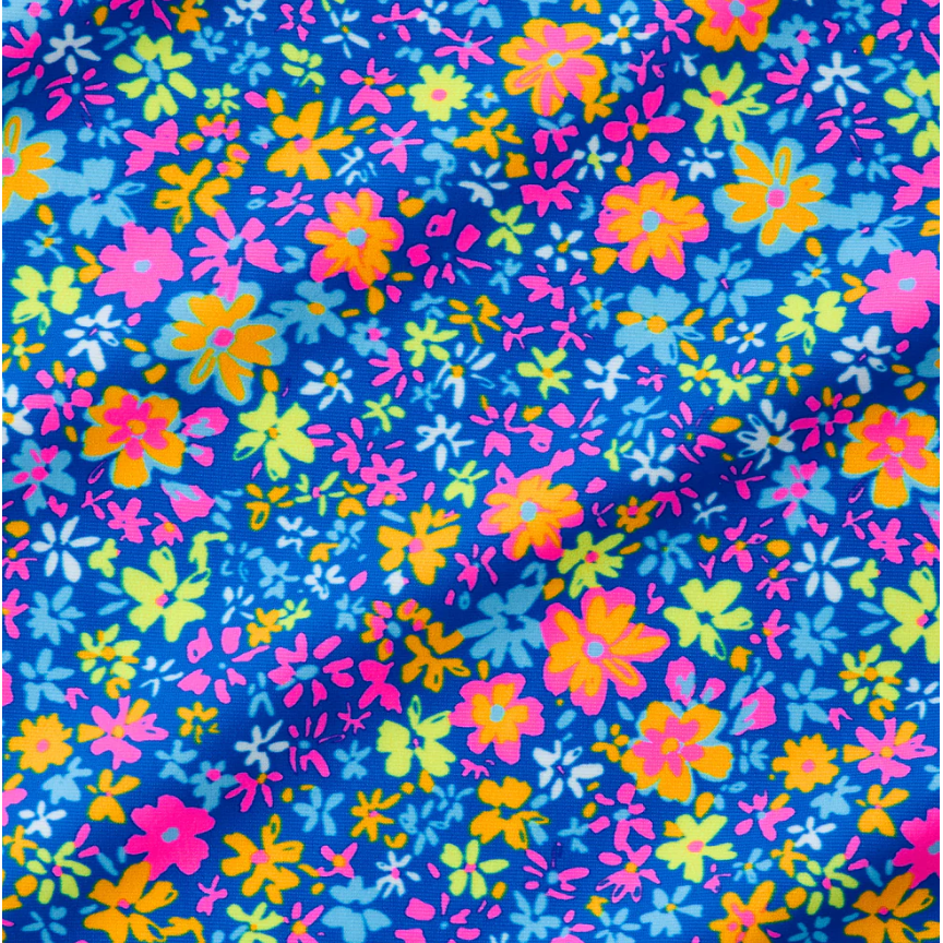 Electric Bloom Halter Bikini Top-Kulani Kinis-1000 Palms