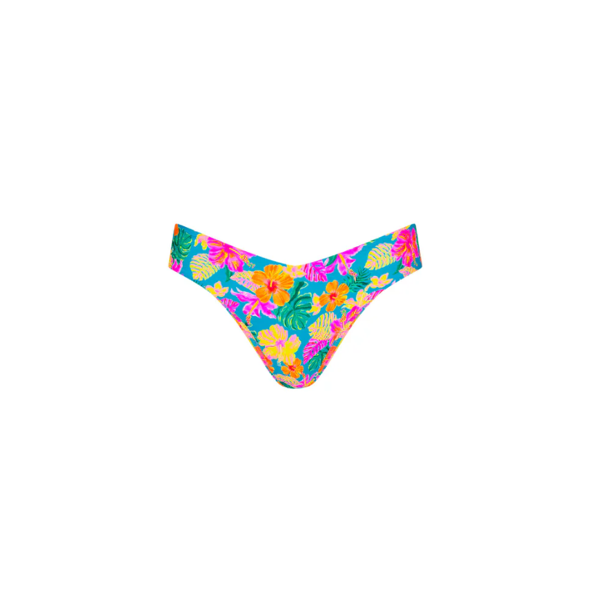 Paradise Pop Cheeky V Bikini Bottom-Kulani Kinis-1000 Palms