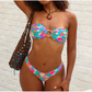 Paradise Pop Strapless Bandeau Top-Kulani Kinis-1000 Palms