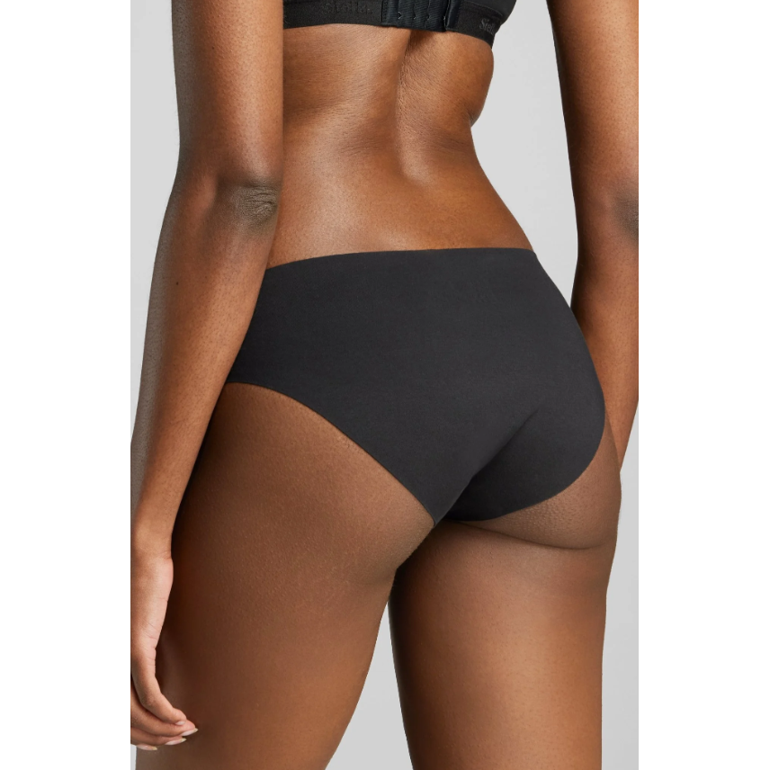 Organic Cotton no Show Bikini-Siella-1000 Palms