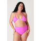 The High-waisted Scrunch Bottoms Fuchsia-Londre-1000 Palms