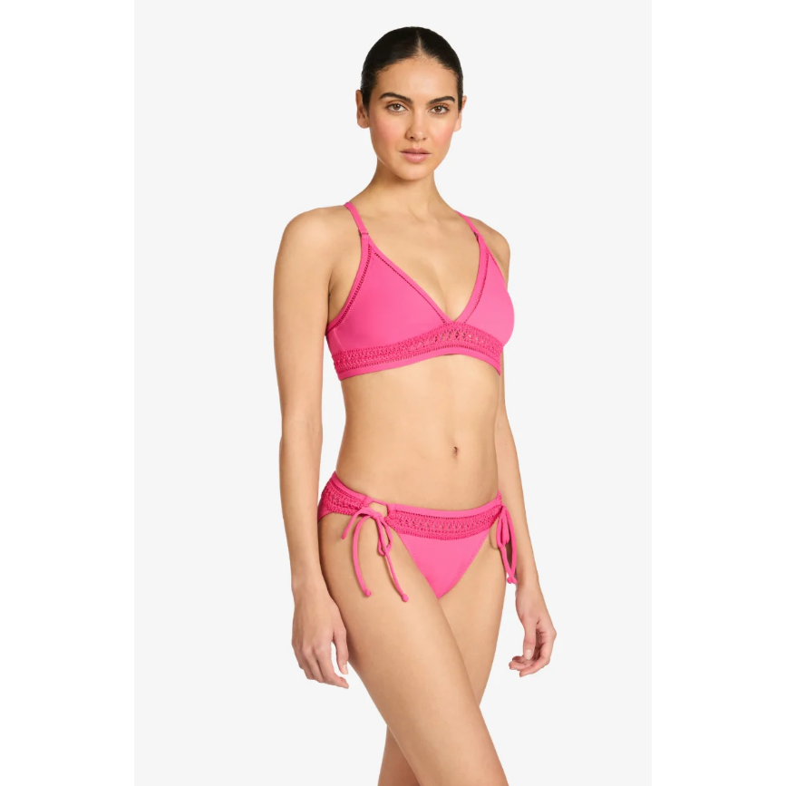 Isabelle Tie Side Bottom Strawberry-Robin Piccone-1000 Palms