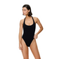 Black Halter One Piece