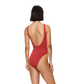 Paprika Round Neck One Piece