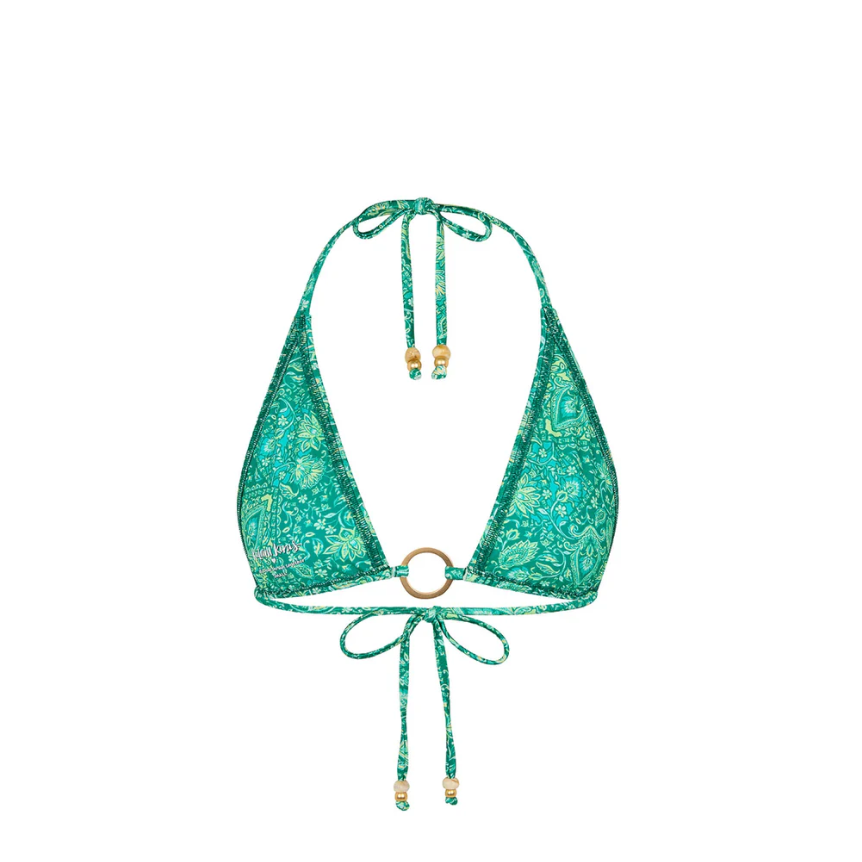 Emerald Aura Ring Halter Top-Kulani Kinis-1000 Palms