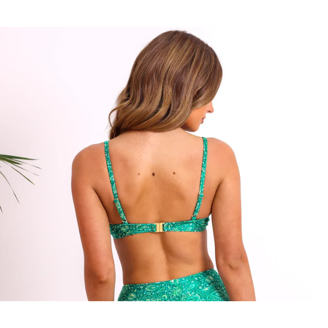 Emerald Aura Ditzy Underwire Top-Kulani Kinis-1000 Palms
