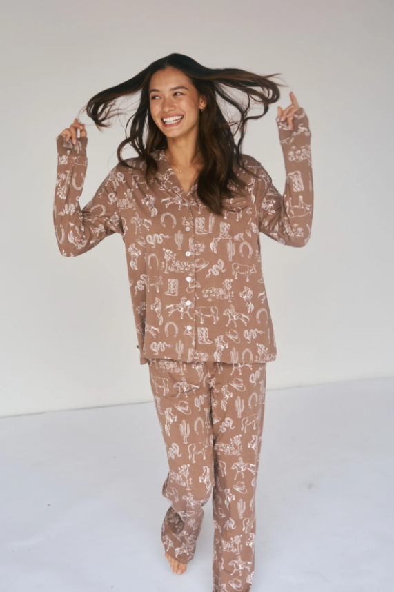 Cowboy Ladies Collared set
