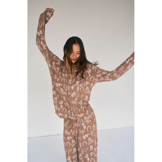 Cowboy Ladies Collared set-Bambi & Birdie-1000 Palms