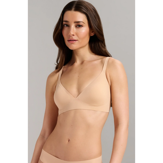 No Show Triangle Seamless Bra-Siella-1000 Palms